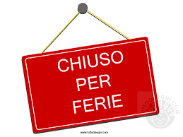 Chiusura per ferie