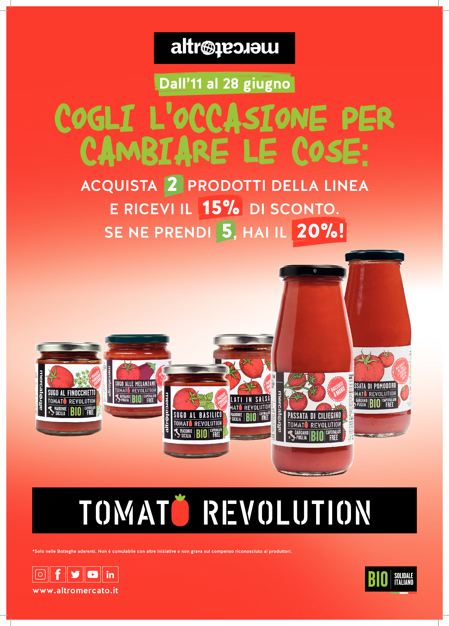 La rivoluzione rossa: la filiera del pomodoro caporalato free!