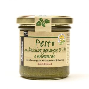 Pesto di basilico DOP e anacardi gr. 130 - cod. 242