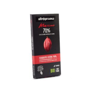 Mascao cioccolato fondente 70% BIO gr.80 - cod. 5410