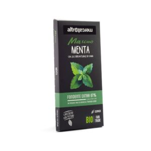 Mascao cioccolato fondente con menta BIO 100 gr. - cod. 456
