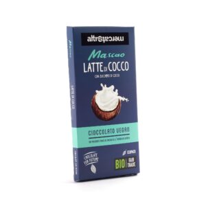 Mascao cioccolato al latte di cocco BIO gr. 80 - cod. 879
