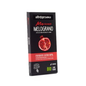 Mascao cioccolato fondente al melograno BIO 80 gr. - cod. 880
