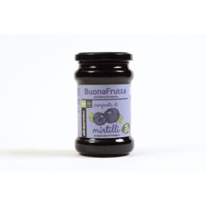 composta di mirtilli BIO con zucchero di frutta gr. 340 - cod. 949
