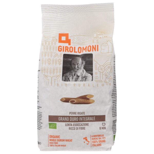 penne rigate integrali BIO Girolomoni 500 gr. - cod. 1174