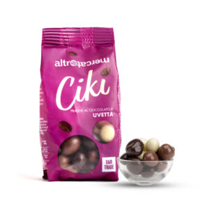 Ciki uvetta ricoperti al cioccolato 100 gr. - cod. 36